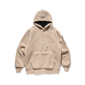 Sweat-shirt à capuche en sherpa pour homme, en molleton de coton, service de marque privée pour les détaillants indépendants - Product Image 3