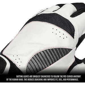 Gants de frappeur de baseball en cuir véritable OEM personnalisés avec manchette sportive étendue pour hommes – Haute performance pour l'entraînement en équipe - Product Image 2