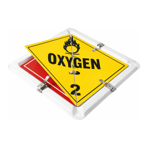Panneaux de signalisation Brady Flip-File avec plusieurs légendes pour la sécurité industrielle et en laboratoire - Product Image 1