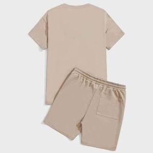 Conjunto Deportivo Casual de Verano para Hombre, Personalizable, de Dos Piezas, Camiseta de Poliéster/Algodón de Alta Calidad, Tejido Transpirable de 220g - Product Image 2