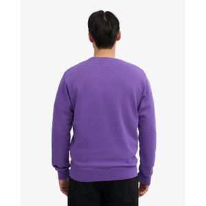 Sweat-shirt d'hiver pour homme, col rond, performance, polaire violette, chaud, pour le sport et le football en plein air - Product Image 4