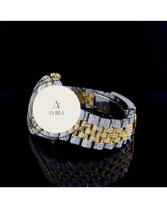 Montre de luxe en moissanite testée au diamant, personnalisée en acier inoxydable, mouvement mécanique, style hip-hop, prix d'usine - Product Image 1