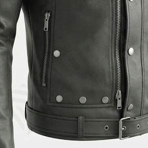 Veste de moto en cuir véritable pour homme de qualité supérieure, nouvelle arrivée, vestes de moto d'hiver, protections amovibles, personnalisables - Product Image 5