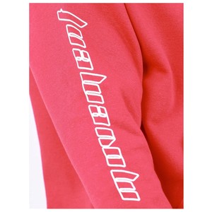 Sudadera con Capucha Roja para Hombre, Corte Regular, Tejido de Punto, Color Sólido, Estilo Casual para Otoño, con Bolsillos - Product Image 4