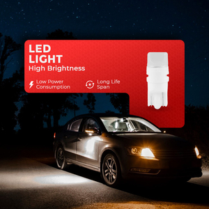 Ampoules LED pour voiture Roadpower, base en forme de coin T10 à haute luminosité, lumières intérieures blanches, longue durée de vie avec résistance aux chocs et aux vibrations - Product Image 4