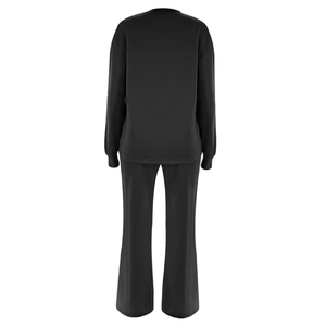 Casual Solid Color With Logo Top Selling Women tracksuit Casual solid hooded tracksuit for women - Product Image 1