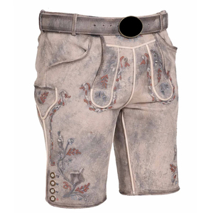 Custom Men's Bavarian Genuine <b>Leather</b> <b>Shorts</b> with Custom Logo-Bulk OEM Wholesale Supplier Custom Men's Bavarian Genuine <b>Leather</b> - Product Image 1