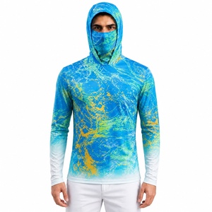 Sweat à capuche de pêche pour homme, protection UV, respirant, séchage rapide, manches longues, pour la pêche, le kayak, la navigation de plaisance, la randonnée - Product Image 3