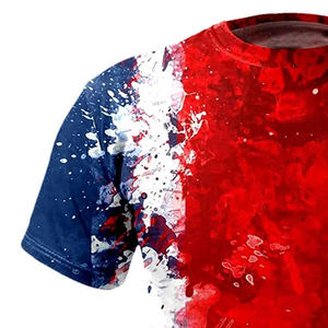 Camisetas de Hombre de Primera Calidad, Modernas, con Estampado por Sublimación, 100% Algodón, Duraderas, para Verano - Product Image 3