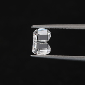 Diamant de laboratoire certifié IGI 1 carat VVS de qualité supérieure, taille fantaisie Alphabet B, pour la création de pendentifs, au meilleur prix - Product Image 2