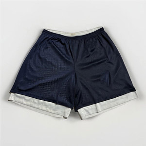 Shorts en maille réversibles sur mesure au meilleur prix, shorts en maille réversibles de couleur unie les plus vendus - Product Image 1