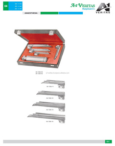 A-1 VERITAS Juego de Instrumentos Quirúrgicos de Acero Inoxidable Profesional para Anestesia y Cuidado de las Vías Respiratorias, Herramientas Reutilizables para Procedimientos Clínicos - Product Image 1