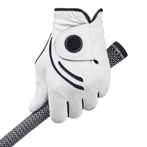 Gants de golf en cuir PU Cabretta ajustables et élastiques pour hommes et femmes, main gauche, personnalisables - Product Image 4
