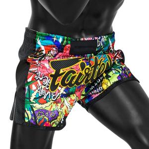 Pantalones Cortos de Boxeo Muay Thai Fairtex al Por Mayor, Precio de Mayoreo, Mejor Calidad, Tela Oxford Informal, Multicolores, Transpirables y Elásticos AI-MTS-06 - Product Image 3