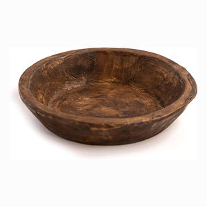 Venta caliente diseño personalizado decoración larga tazón de masa mango madera masa tazón fruta decoración sala de estar Mesa centros de mesa comedor - Product Image 6