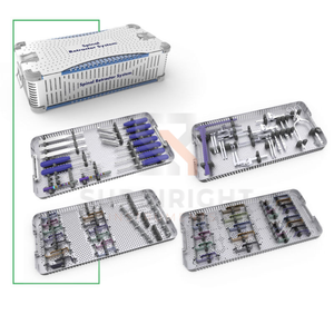 Ensemble d'instruments chirurgicaux pour traumatismes orthopédiques, articulations du genou, chirurgie osseuse, pour usage professionnel par Blush Surgical - Product Image 5