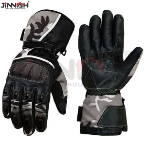 Gants de moto en cuir véritable pour hommes, imperméables, pour l'hiver, pour adultes, compatibles avec les écrans tactiles, prix de gros, vente chaude, gants de moto - Product Image 6