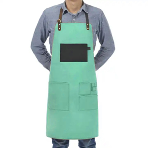 Delantales de Soldadura de Cuero Vacuno Resistente al Calor, Diseño Personalizado, Delantales de Seguridad Transpirables, Venta al Por Mayor - Product Image 5