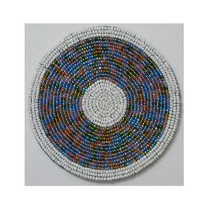 2 Colors Embroidery Beaded <b>Coaster</b> Elegant Design Hotel Home <b>Table</b> Ware Use Embroidery Beaded <b>Coaster</b> Antique Quality - Product Image 5