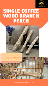 นกเกาะไม้เป็นมิตรกับสิ่งแวดล้อมนกกาแฟไม้กรงนกสองชั้นกิ่งไม้เดี่ยวจากเวียดนาม Hoang Linh SG Kimmy + 84938616690 - Product Image 4
