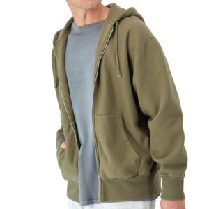 Custom Logo Full Zip Hoodie Regular Fitness Digital Printing Waterproof Unisex Casual Streetwear Customizable <b>Men</b> Wholesale - Product Image 3