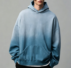 Sweat à capuche 100 % coton pour homme, coupe classique, pull décontracté, style streetwear américain, motif 3D, poche à capuche, saison automne - Product Image 1