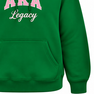 <b>Pink</b> 1908 Sorority <b>Hoodie</b> with Embroidered Ivy Leaf Logo Comfortable Long Sleeve Fleece Women's Casual Sweatshirt - Product Image 5