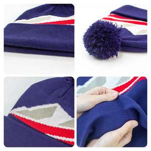 Gorro Unisex de Lana de Calidad, Gorro de Punto Cálido de Invierno para Hombre y Mujer, Gorros de Lana Suave con Diseño Jacquard - Product Image 3