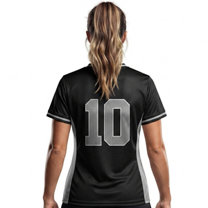 Maillot de lacrosse pour femmes personnalisé haute performance, maillot de lacrosse en mesh pour femmes, vêtements de sport haut de gamme, 100% polyester, maillots de lacrosse pour femmes - Product Image 2