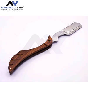 Rasoir droit professionnel personnalisable pour le rasage du visage, lame en acier inoxydable de qualité supérieure, manche en bois de rose, cadeau de luxe pour barbier, pour homme - Product Image 3