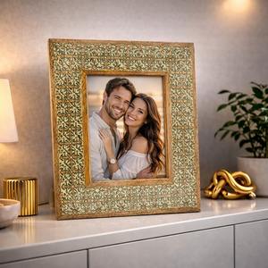 Cadre photo moderne en résine personnalisé avec design texture marbre pour la décoration de bureau et les cadeaux d'entreprise - Product Image 6