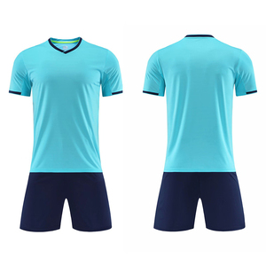 Soccer Jersey Durable Polyester Fabric UPF 50 Quick Dry Breathable Customized Color Uniform Set Lightweight Polyester - Product Image 6