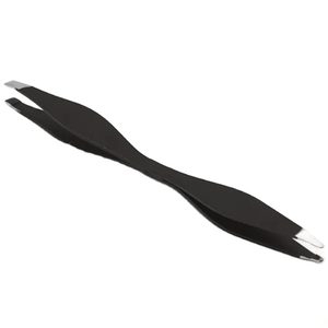Pinza para cejas de doble cara de acero inoxidable, diseño ergonómico para un arco natural perfecto, pinza para cejas de doble cara - Product Image 4