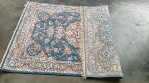 Tapis persan brodé de qualité export, en soie, lavable, fait main, personnalisable, de haute qualité, pour salon, bureau à domicile, motif floral - Product Image 5