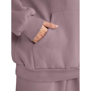 Conjunto Deportivo con Capucha para Mujer, Talla Personalizada, Sudadera Holgada de Manga Larga y Pantalones Deportivos, Ropa Casual Transpirable 2026 - Product Image 6