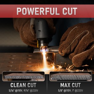 Multifunctional Welders Combo&<b>Plasma</b> Cutter, 6-In-1 MIG/Flux Core MIG/<b>CUT</b>/TIG/Stick/Spool Gun Compatible, 200A MIG/TIG/Stick - Product Image 6