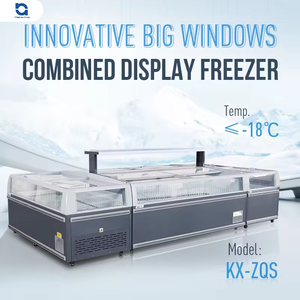 Gabinete de exhibición comercial de supermercado para almacenamiento de alimentos congelados y mariscos Equipo de refrigeración de alta eficiencia - Product Image 2