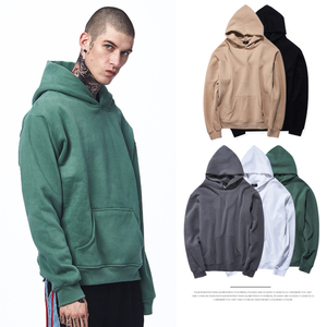 Sudadera con Capucha de Alta Calidad, Personalizada con Logotipo, Tejida, Talla Estadounidense, 100% Algodón, Lisa, Estilo Japonés, para Hombre - Product Image 2
