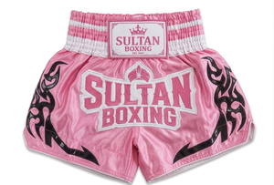 Shorts de combat Muay Thai personnalisés en satin avec logo imprimé par transfert thermique, unisexes, pour adultes, shorts d'entraînement d'arts martiaux, service OEM - Product Image 5