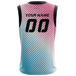 Maillot de volley-ball personnalisé USA respirant, uniforme de basketball d'usine, tenue d'équipe d'extérieur à capuche, manches longues, grande taille, coupe ample - Product Image 3