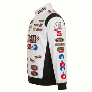 Wholesale Classic Streetwear NASCAR Racing Bomber <b>Jacket</b> <b>Men</b> Vintage Style Motorsport Custom Embroidery Breathable <b>Summer</b> Heavy - Product Image 5