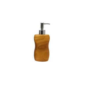 ARTERRA Premium Durable Eco-Friendly Liquid <b>Hand</b> Lotion Bottle Teak Wood <b>Soap</b> Dispenser Stainless Steel Pump Waterproof - Product Image 4