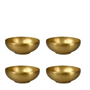 Bol à soupe en métal de haute qualité, plat de service profond en acier inoxydable, vaisselle moderne et élégante, décoration de table - Product Image 2