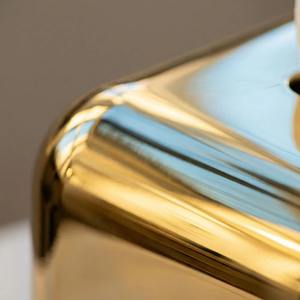 Boîte à mouchoirs décorative en métal finition miroir doré, idéale pour la salle de bain, la cuisine, la table et la coiffeuse, en provenance d'Inde - Product Image 6