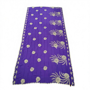 Women's Red Cotton <b>Shawl</b> Cream Rose Floral Embroidered Lightweight Breathable Ethnic Scarf Summer Daily Wear Hijab <b>Wrap</b> Elegant - Product Image 4