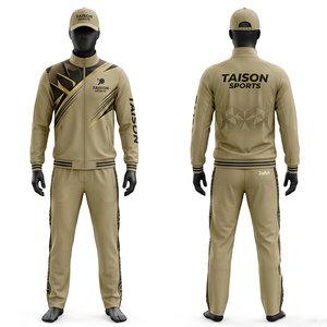 Premium 280 GSM Polyester Interlock Grey Navy Panel <b>Table</b> <b>Tennis</b> Tracksuit Sublimation Print Heat Transfer Custom Logo - Product Image 4