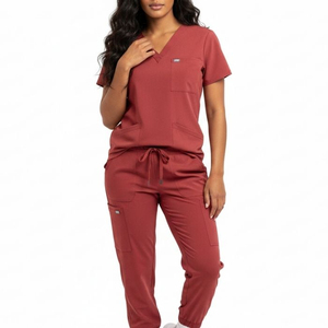 Premium Hospital <b>Nurse</b> <b>Scrubs</b> Uniform Set Unisex Medical Workwear with Custom Branding Comfortable Women <b>Scrub</b> Suits - Product Image 3