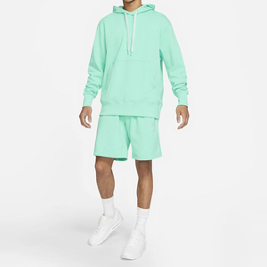 Conjunto de Sudadera con Capucha para Hombre, Color Sólido, Felpa Francesa, Ropa Casual de Verano, Verde Menta - Product Image 4