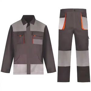 Vêtements de travail unisexes haute visibilité réfléchissants, pantalon et chemise, fluorescent, haute visibilité, protection certifiée CE, antistatique - Product Image 5