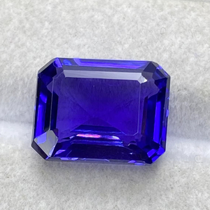 Certified Natural Royal Rich <b>Blue</b> Color Tanzanite Octagon Emerald Cut Stone With Excellent Color Natural Zoisite 7.99 Carat - Product Image 2